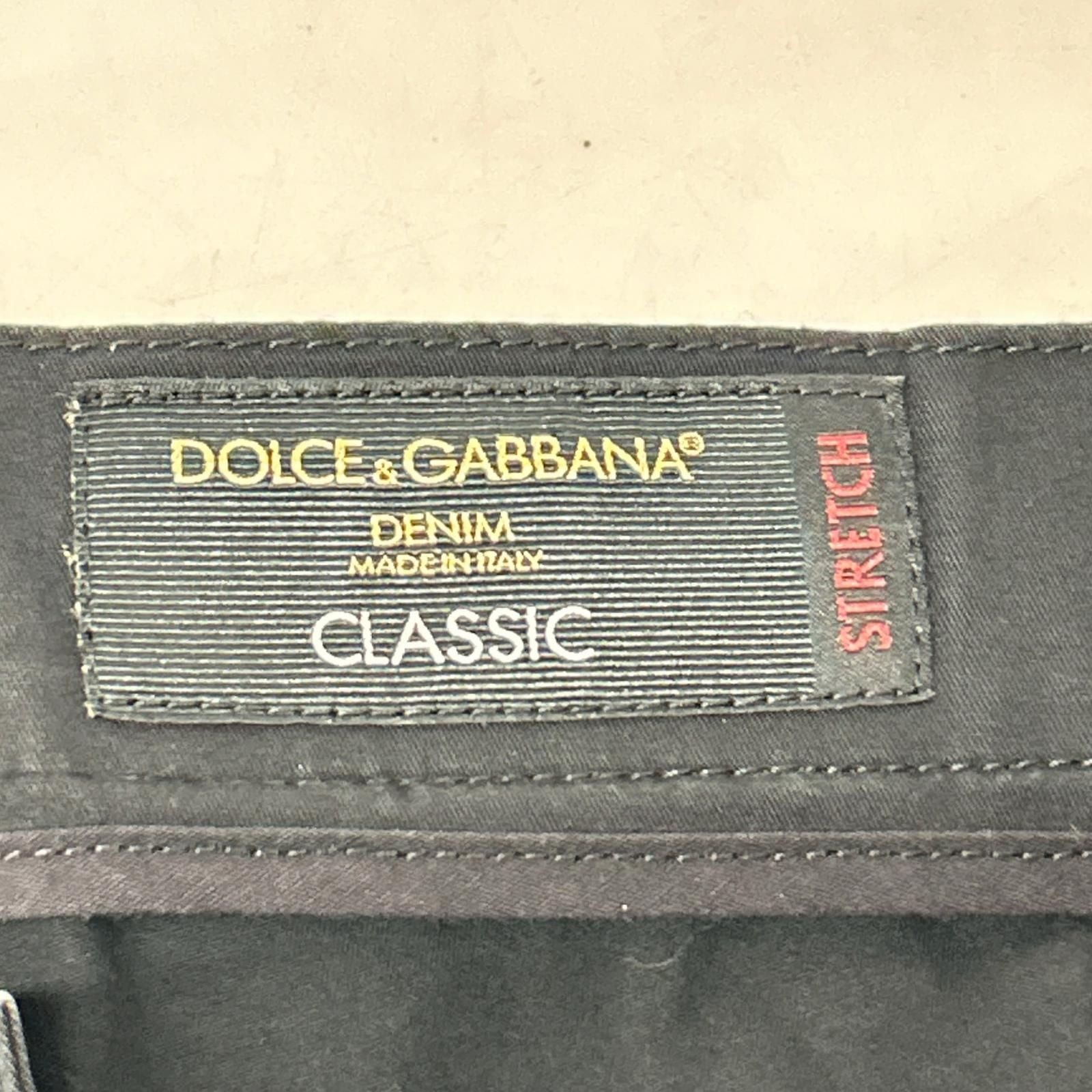 Dolce & Gabbana Black Classic Skinny Denim Pants 46 — view 3