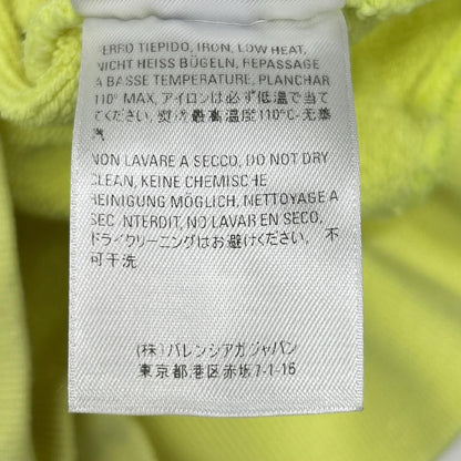 Balenciaga Yellow Crew Pullover Hoodie XS — view 5
