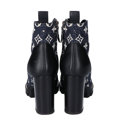 Louis Vuitton Star Trail Line Ankle Boots Denim Leather — view 3