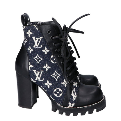 Louis Vuitton Star Trail Line Ankle Boots Denim Leather — view 4
