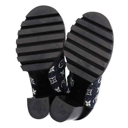 Louis Vuitton Star Trail Line Ankle Boots Denim Leather — view 6
