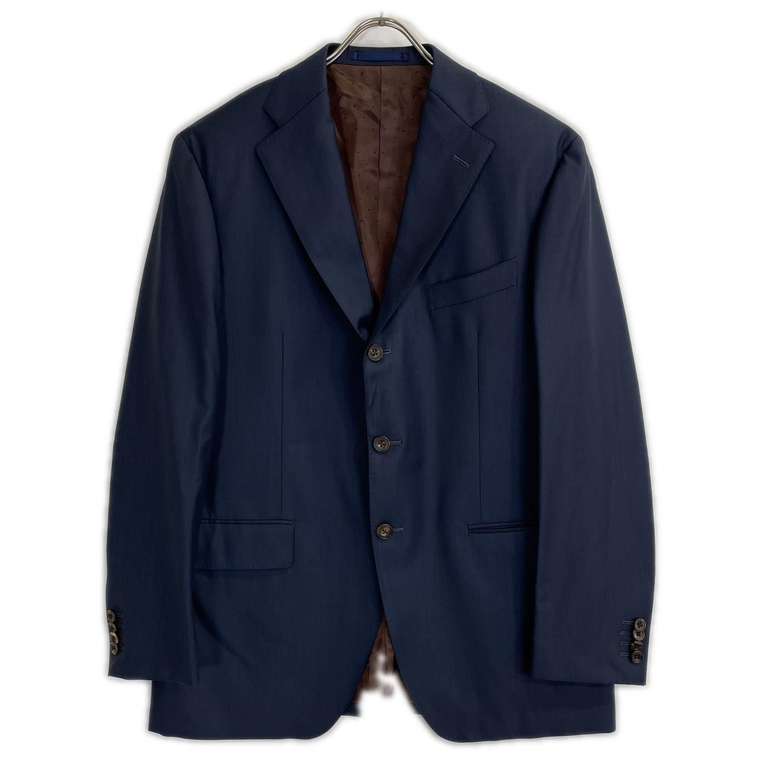 Loro Piana House Style of Isetan Mitsukoshi of Navy Fabric Four Seasons Single — view 2