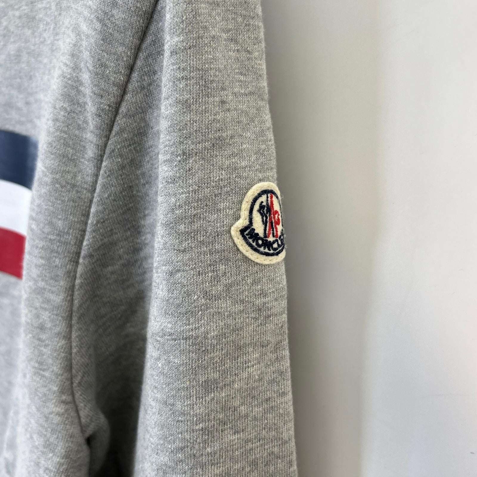 Moncler Gray Tricolor 952 Sweatshirt — view 8