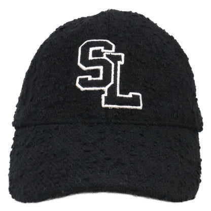 Saint Laurent Paris SL Logo Wool Cap 56 — view 2