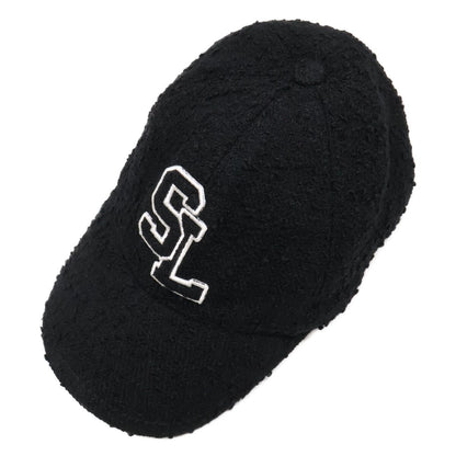 Saint Laurent Paris SL Logo Wool Cap 56 — view 5