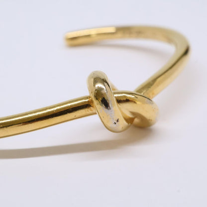 Celine Knot Extra Thin Bracelet Gold Finish Brass — view 9