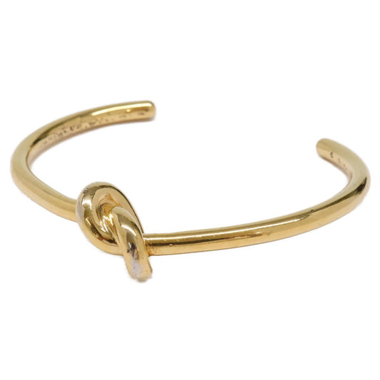 Celine Knot Extra Thin Bracelet Gold Finish Brass