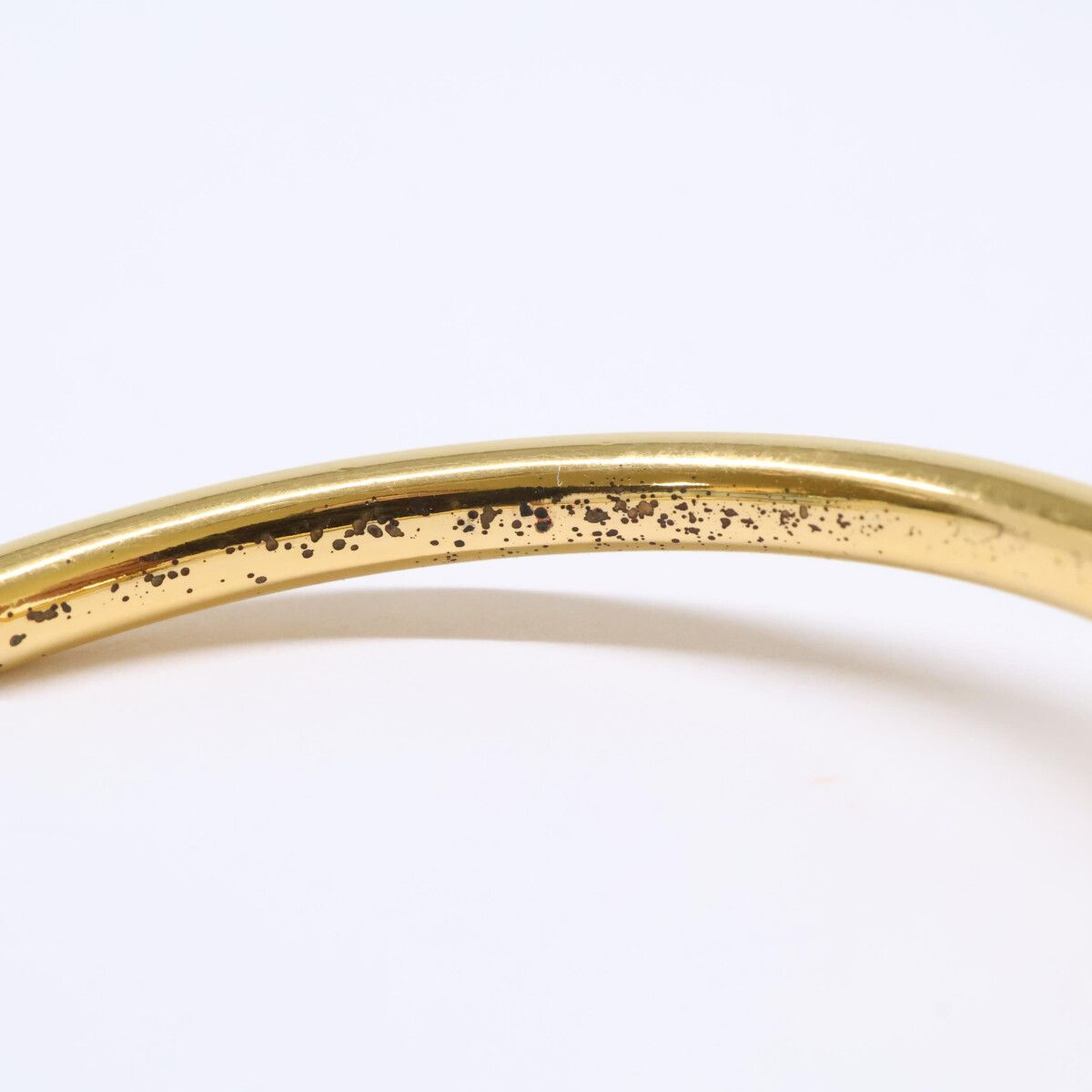 Celine Knot Extra Thin Bracelet Gold Finish Brass — view 8