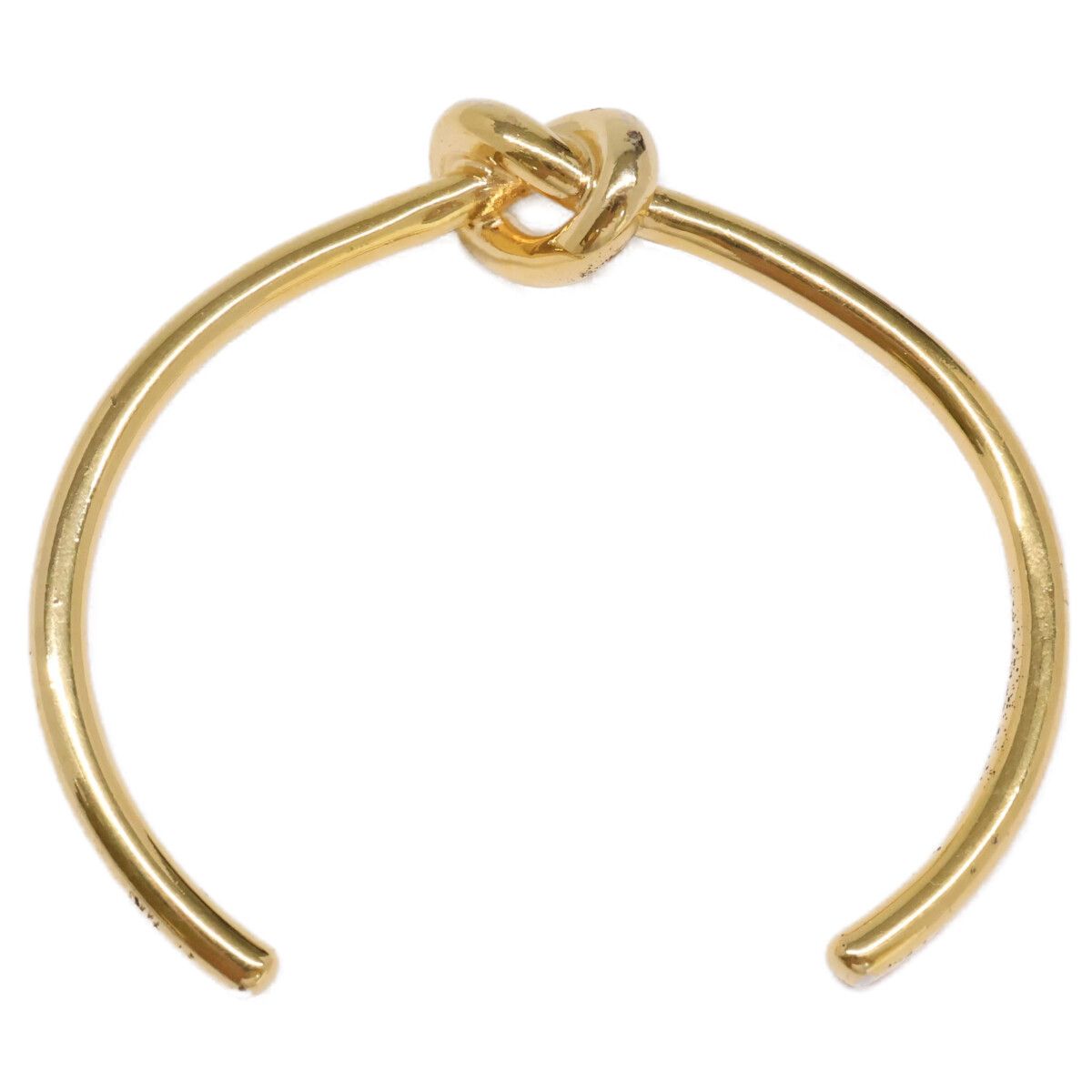 Celine Knot Extra Thin Bracelet Gold Finish Brass — view 6