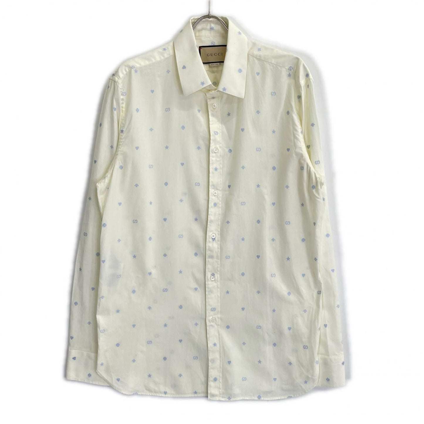 Gucci Ivory GG Star Shirt 17