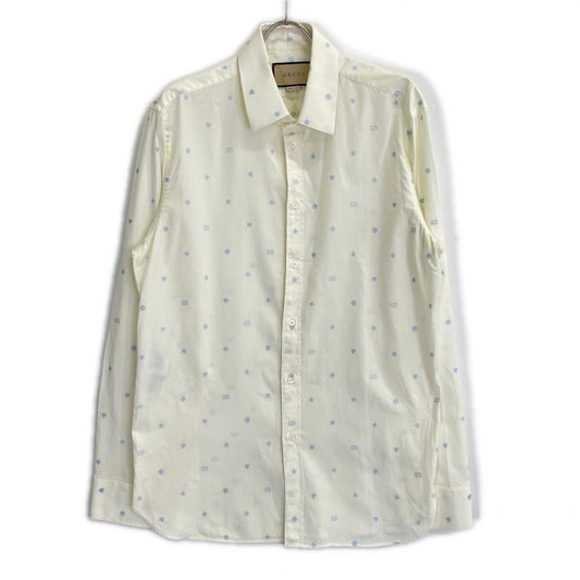 Gucci Ivory GG Star Shirt 17