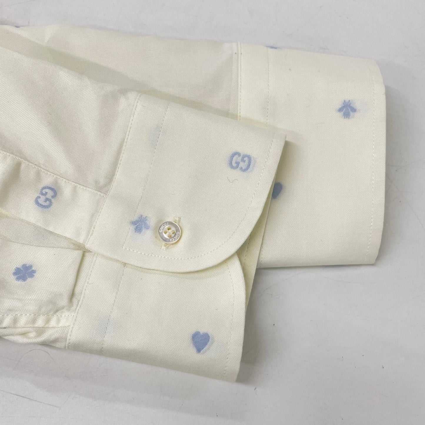 Gucci Ivory GG Star Shirt 17 — view 8