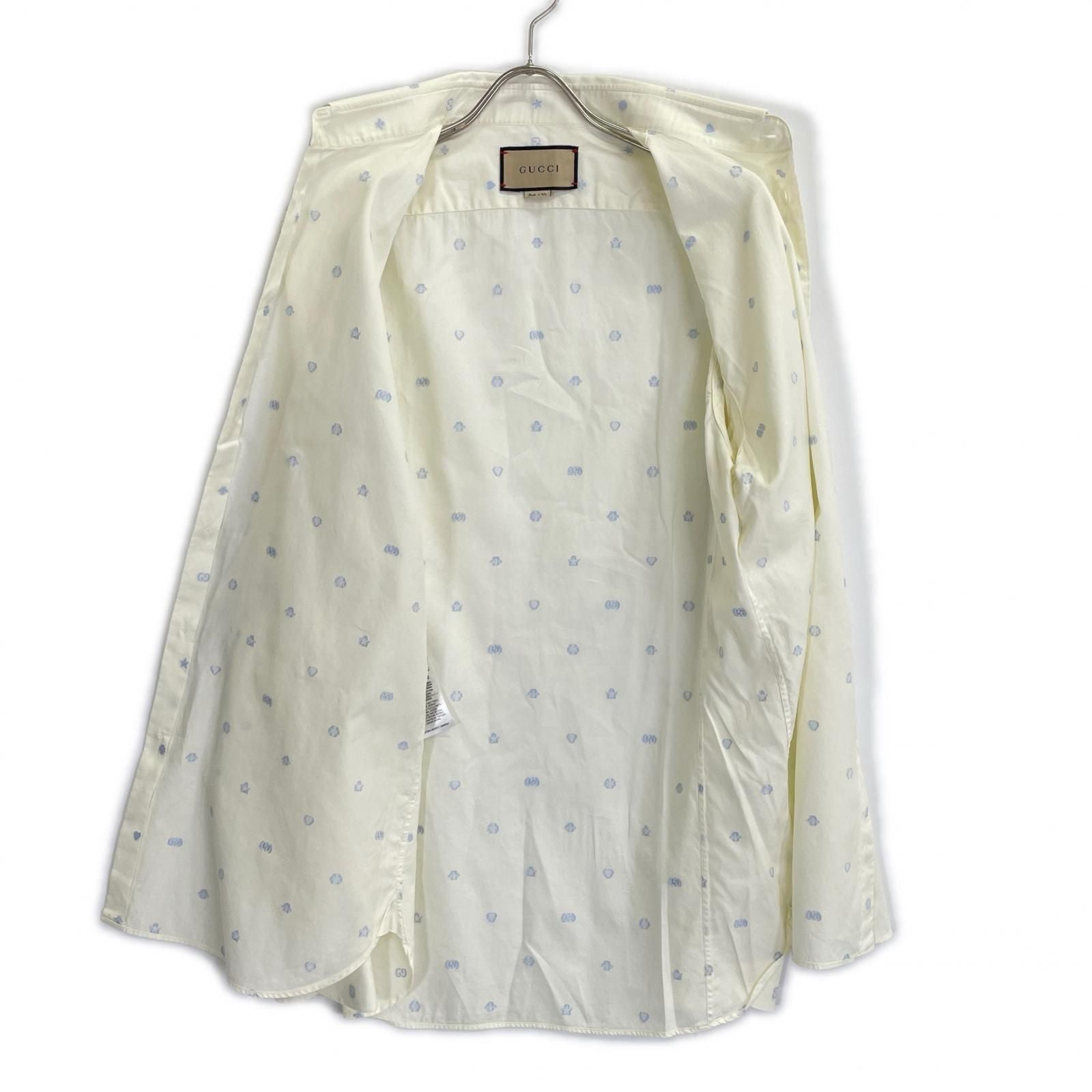 Gucci Ivory GG Star Shirt 17 — view 3