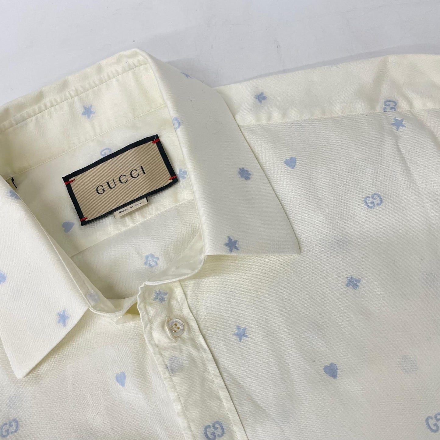 Gucci Ivory GG Star Shirt 17 — view 7