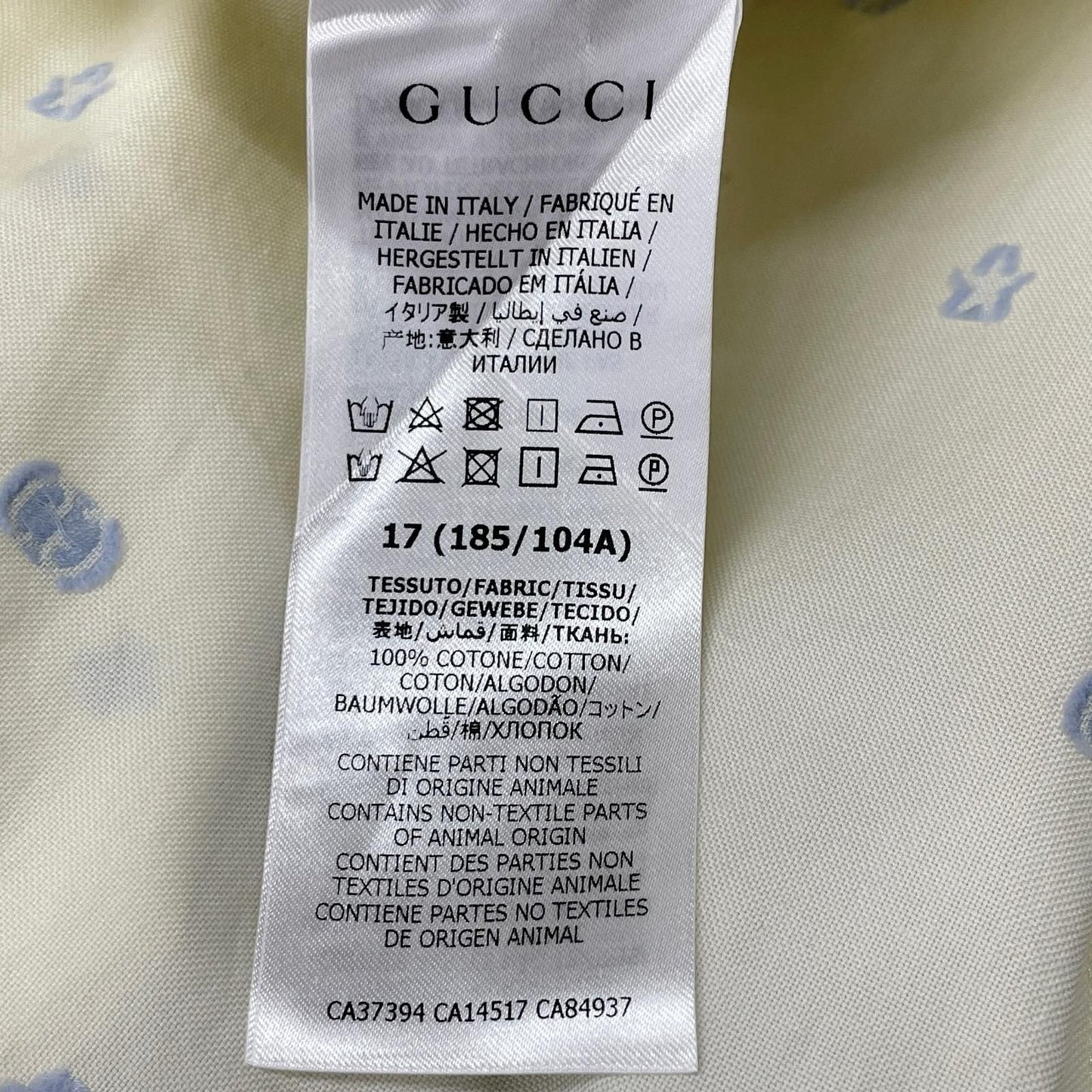 Gucci Ivory GG Star Shirt 17 — view 5