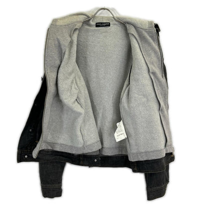 Dolce & Gabbana Hoodie Docking Denim Jacket 50 — view 3