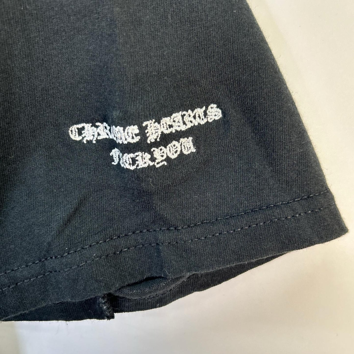 Chrome Hearts Vintage Black Short Sleeve Embroidery T-Shirt — view 6