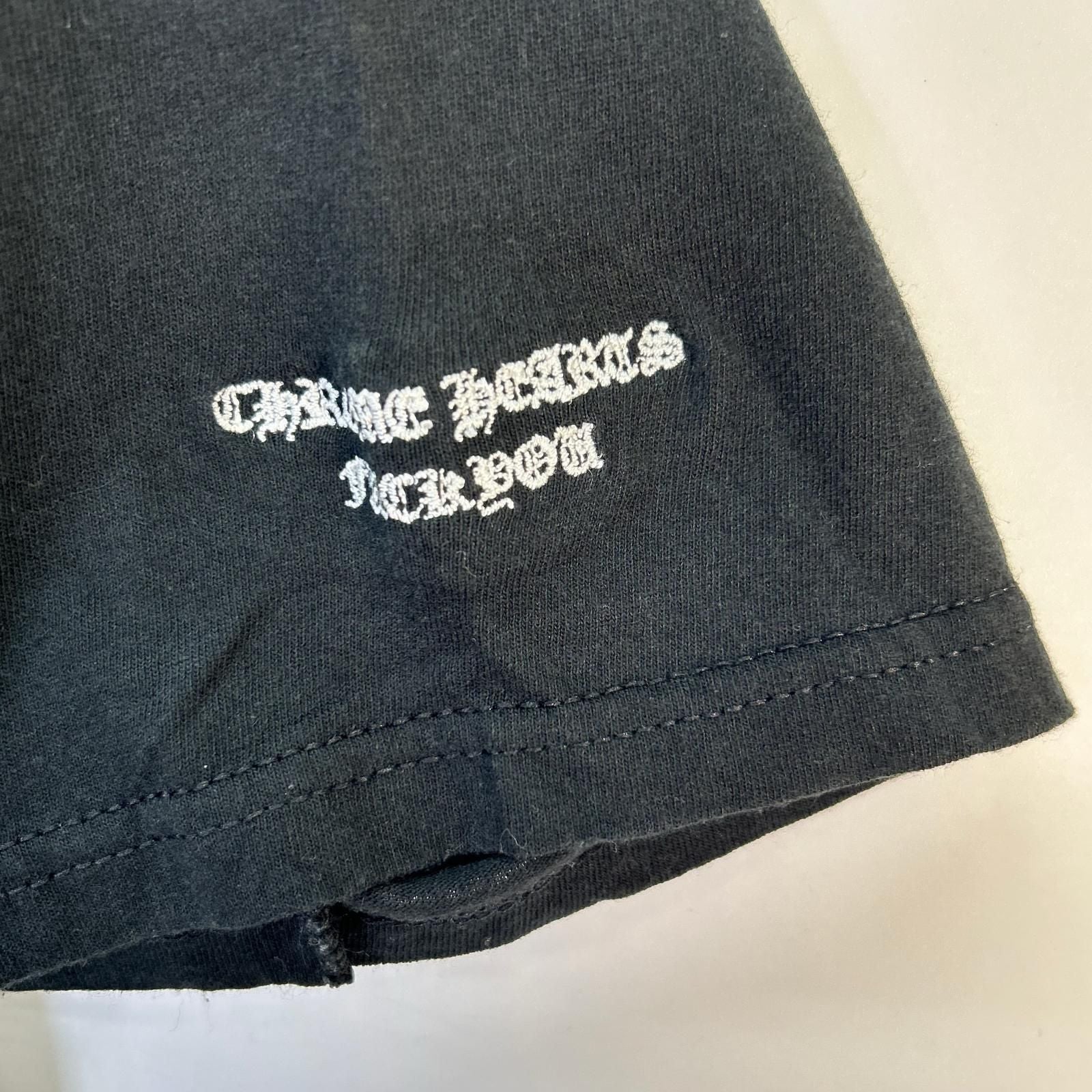 Chrome Hearts Vintage Black Short Sleeve Embroidery T-Shirt — view 6