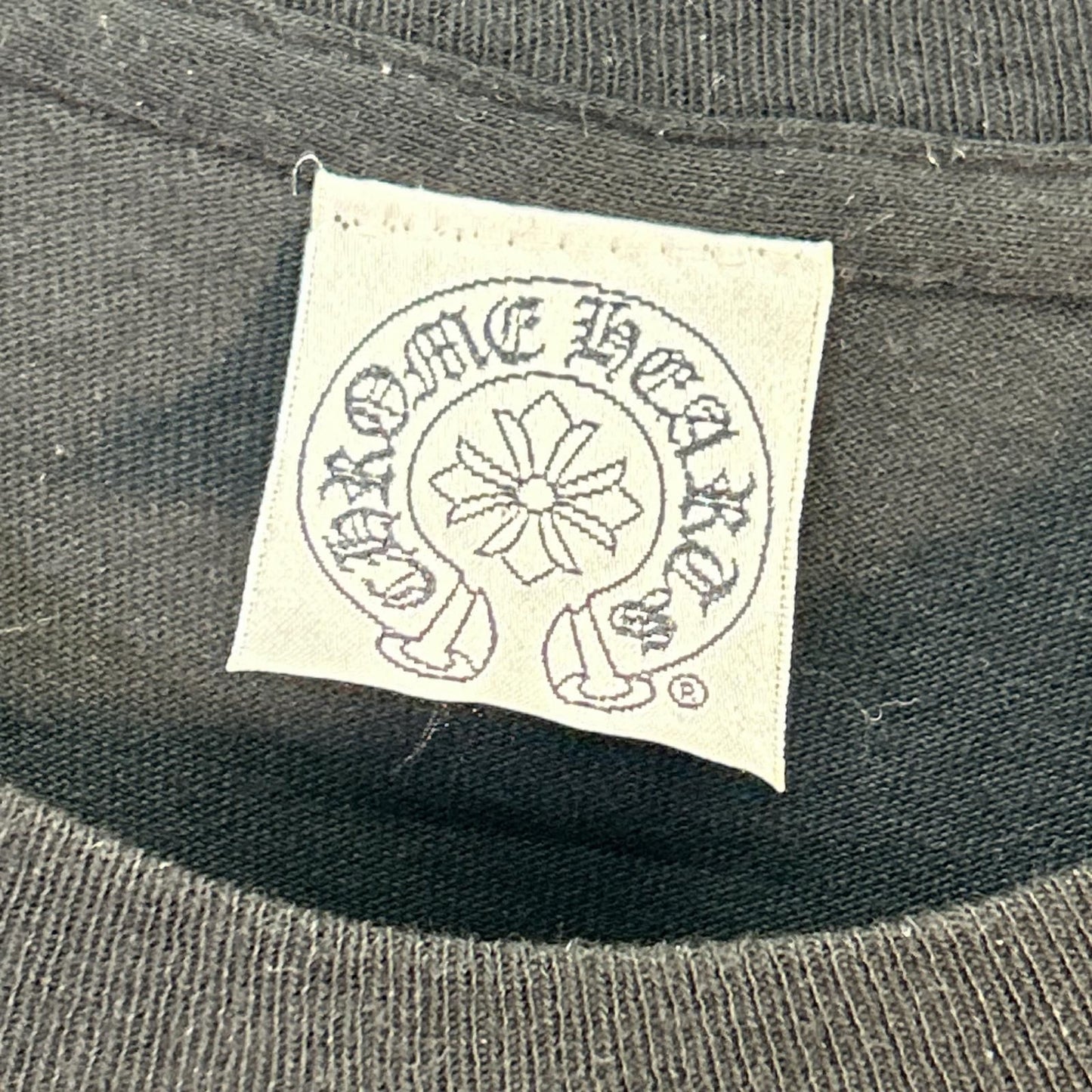 Chrome Hearts Vintage Black Short Sleeve Embroidery T-Shirt — view 3