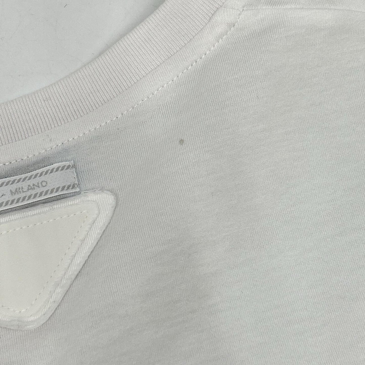 Prada Made White Cotton T-Shirt — view 7