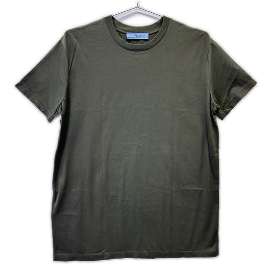 Prada Khaki Cotton T-Shirt
