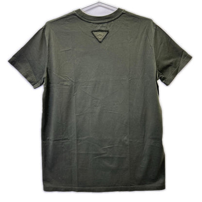 Prada Khaki Cotton T-Shirt — view 2