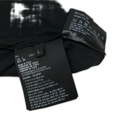 Prada Black Cotton T-Shirt — view 5