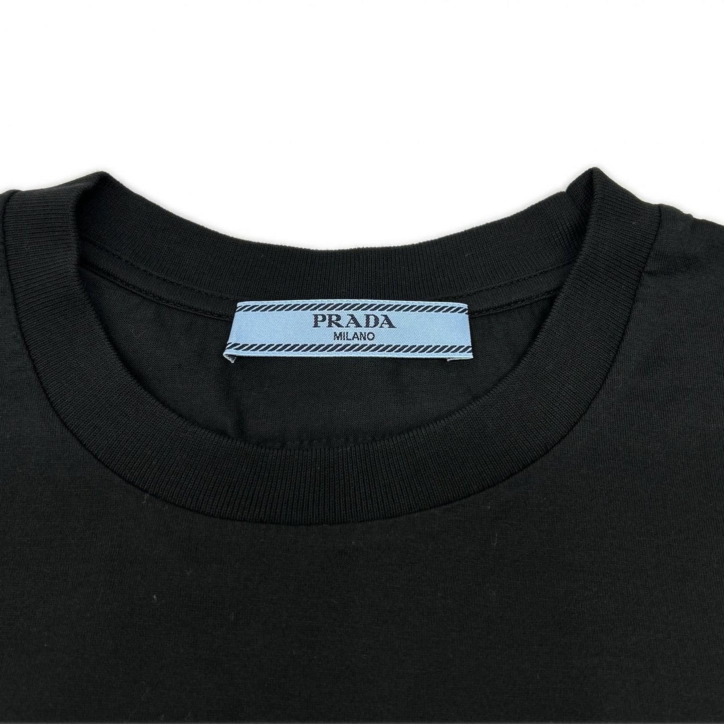 Prada Black Cotton T-Shirt — view 3