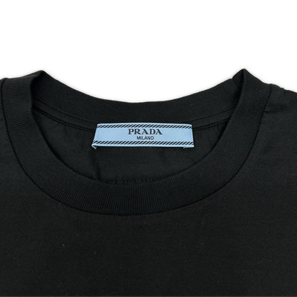 Prada Black Cotton T-Shirt — view 3
