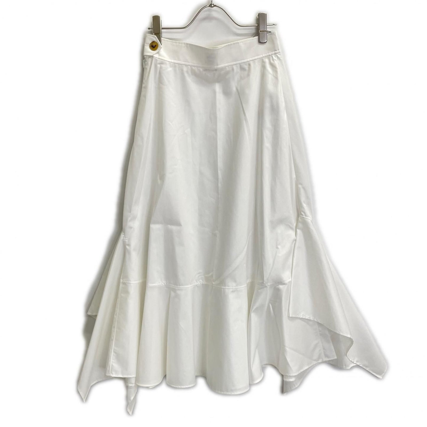 Hermes White Cotton Mermaid Skirt 34 — view 2