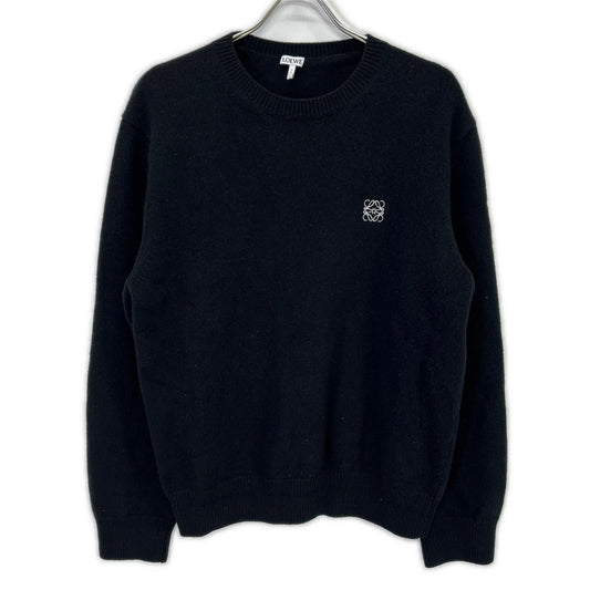 Loewe Black Wool Anagram Sweater XL