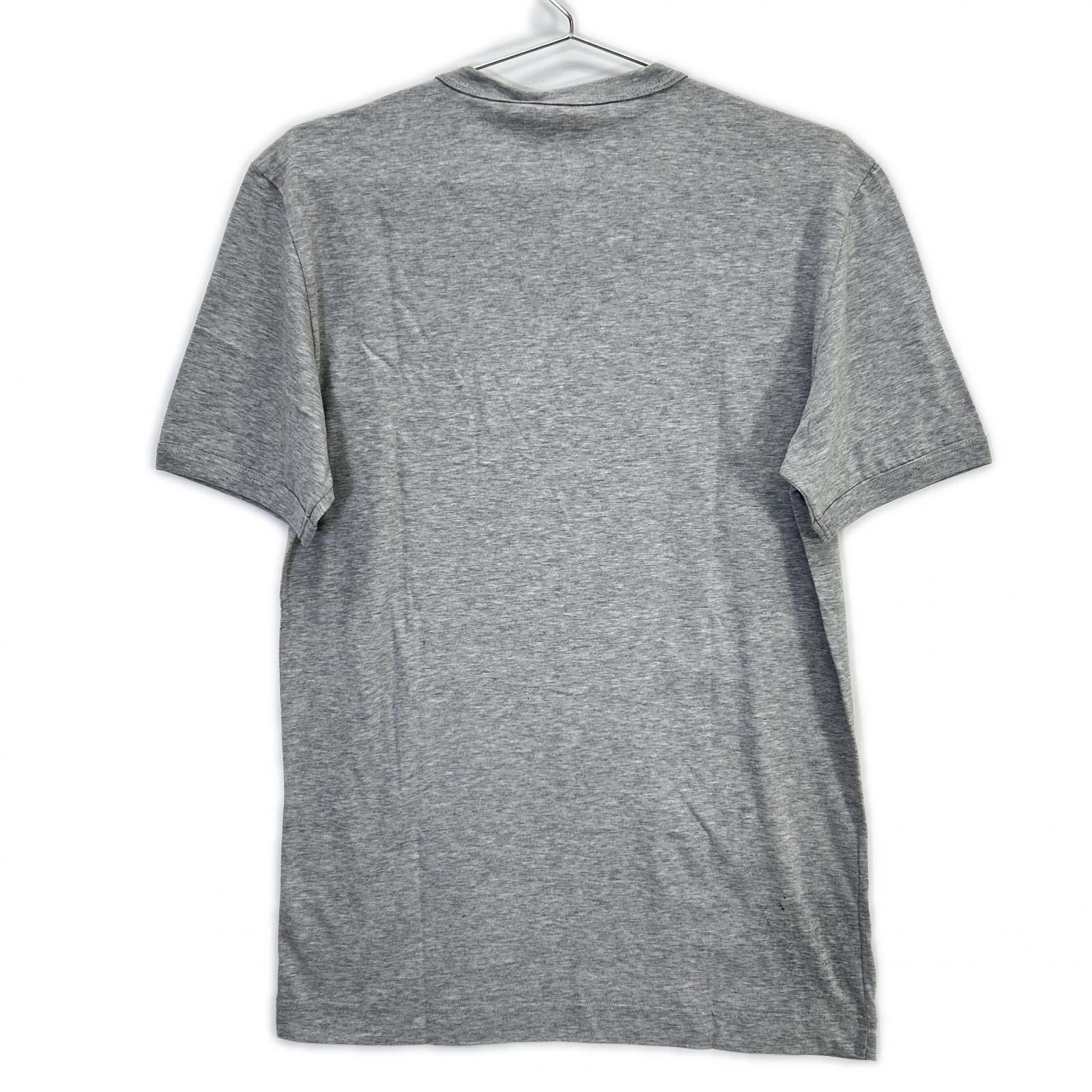 Dolce & Gabbana Gray Crown Bead Decoration Cotton Crew Neck T-Shirt 46 — view 2