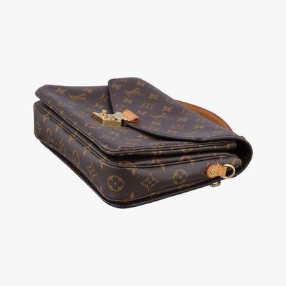 Louis Vuitton Pochette Metis MM Monogram Brown Canvas Handbag — view 4