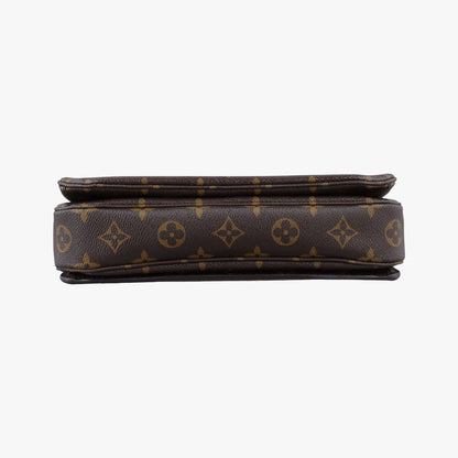 Louis Vuitton Pochette Metis MM Monogram Brown Canvas Handbag — view 3