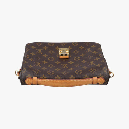 Louis Vuitton Pochette Metis MM Monogram Brown Canvas Handbag — view 8
