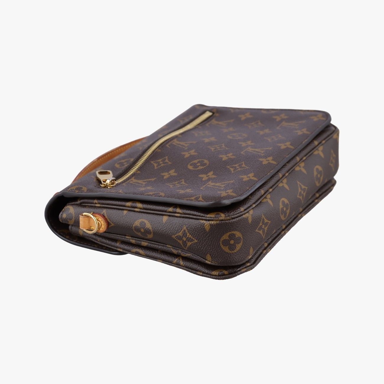 Louis Vuitton Pochette Metis MM Monogram Brown Canvas Handbag — view 7