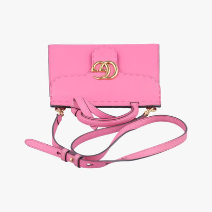 Gucci GG Marmont Pink Leather Messenger — view 8