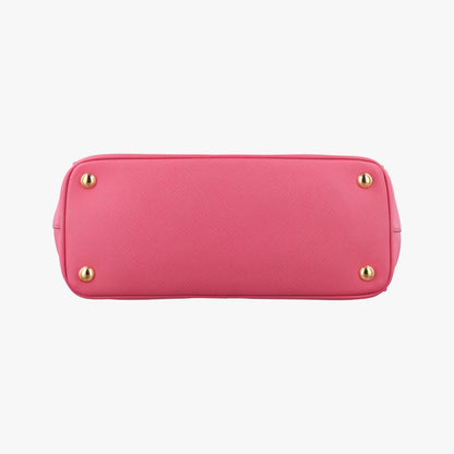 Prada Galleria Rose Red Saffiano Leather Messenger — view 3