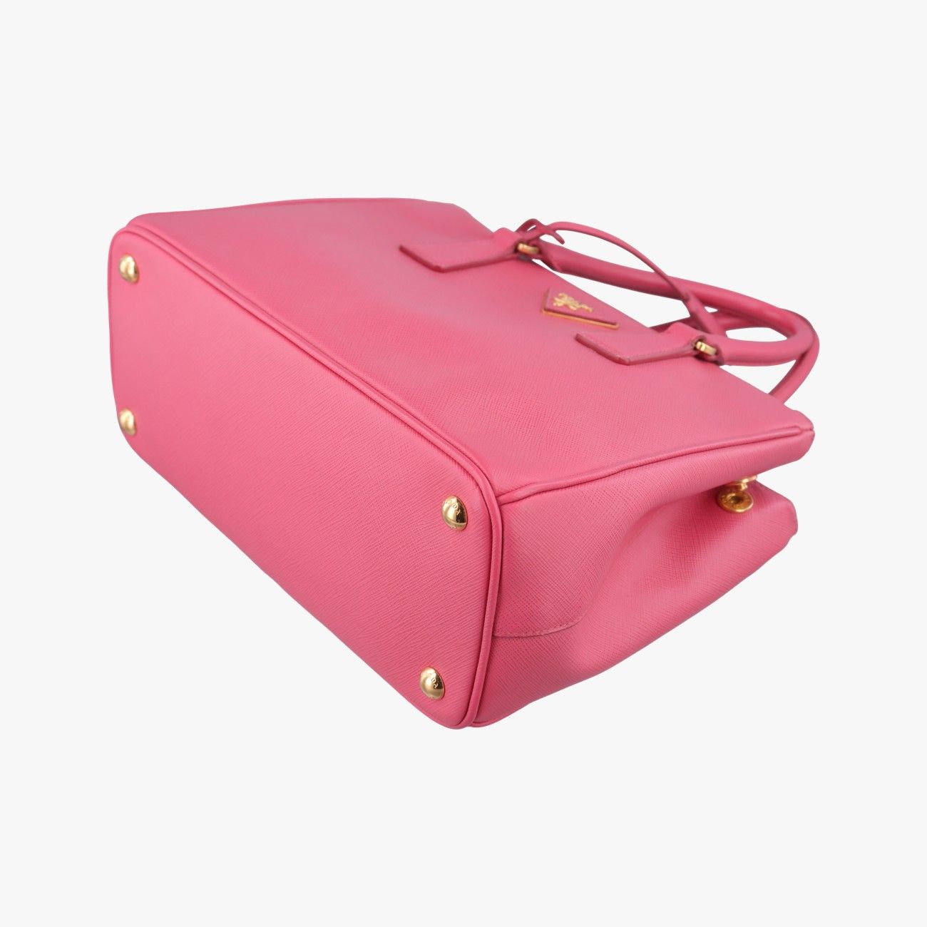 Prada Galleria Rose Red Saffiano Leather Messenger — view 4