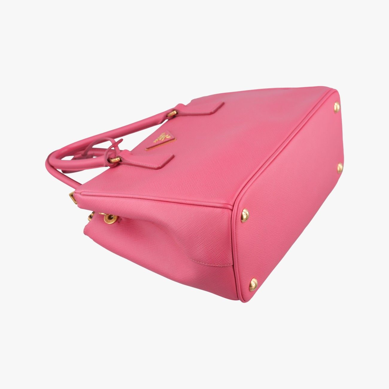 Prada Galleria Rose Red Saffiano Leather Messenger — view 5