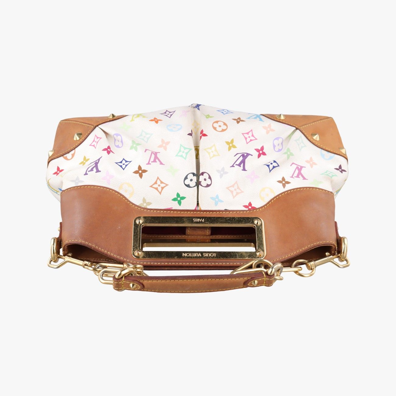 Louis Vuitton Judy MM Blanc Monogram Multicolor Messenger — view 8