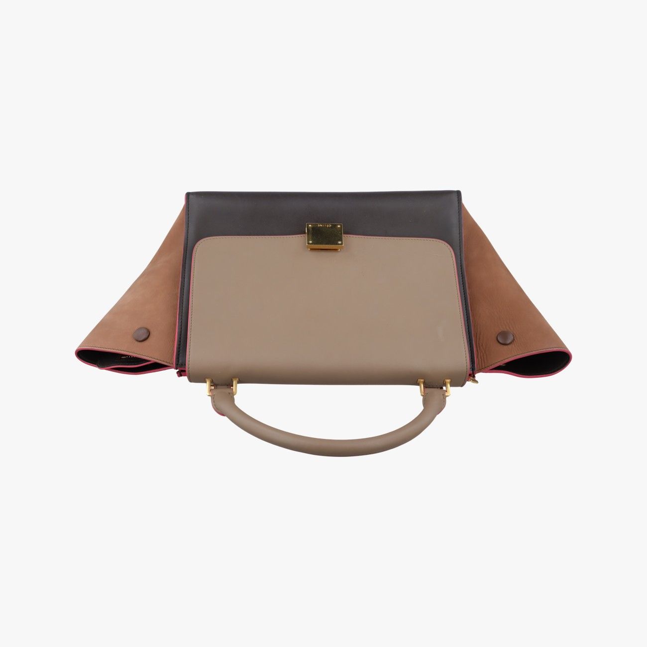 Celine Trapeze Black Leather Handbag — view 8