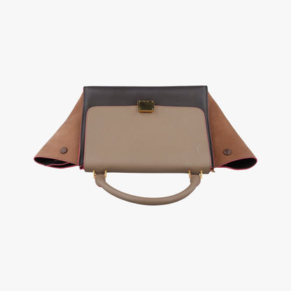 Celine Trapeze Black Leather Handbag — view 8