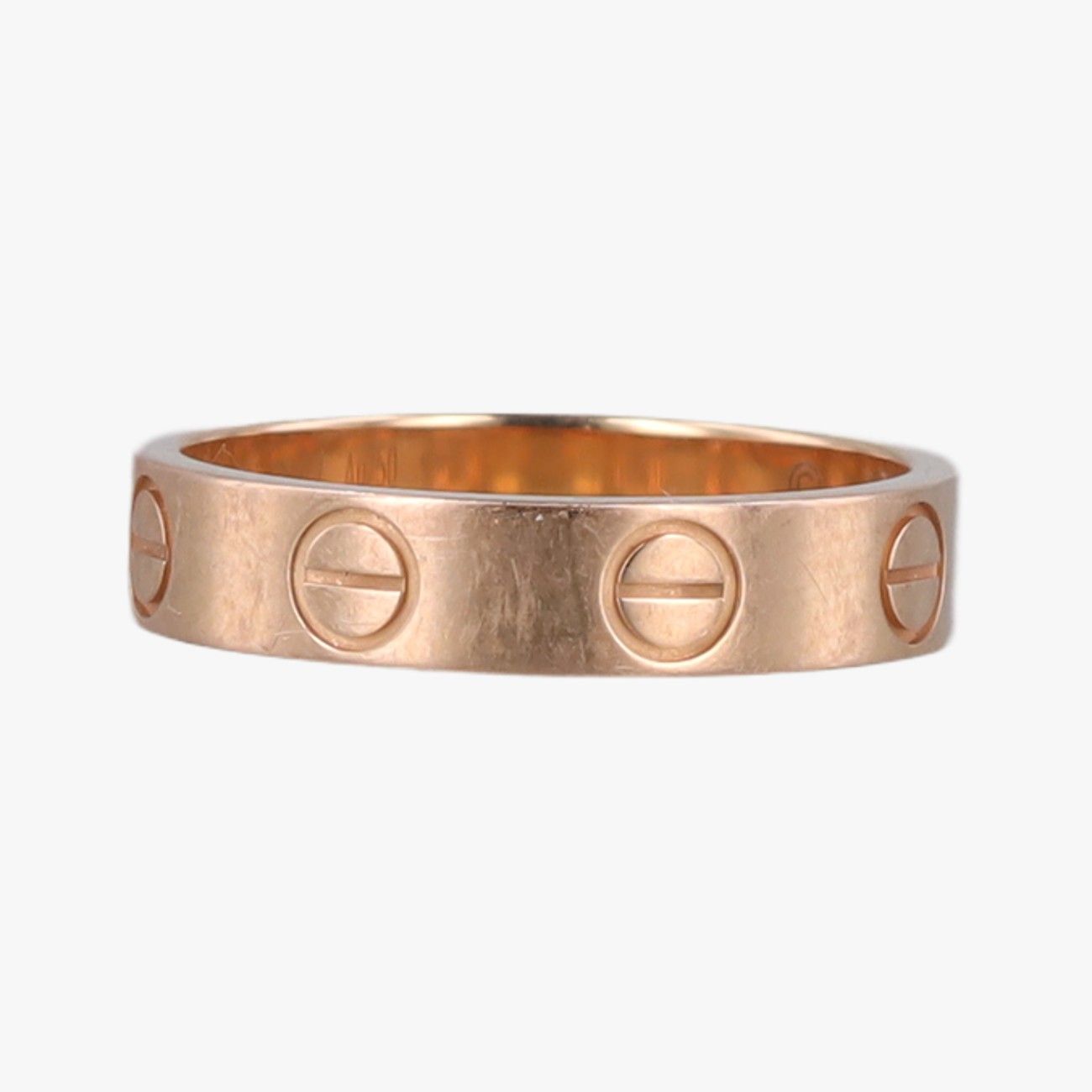 Cartier Mini Love Rose Gold Ring — view 3