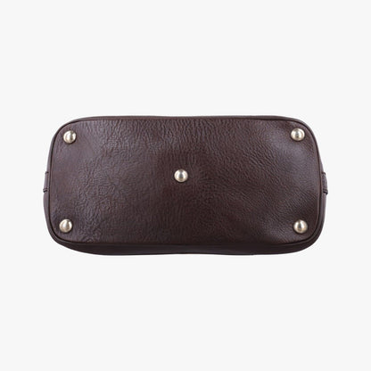 Gucci Issima Brown Leather Canvas Messenger — view 3