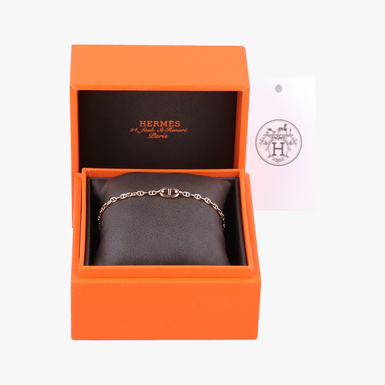 Hermes Chaine D'ancre TPM Enchainee Gold Bracelet — view 4