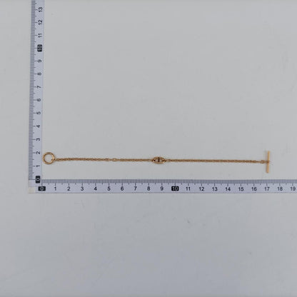 Hermes Chaine D'ancre TPM Enchainee Gold Bracelet — view 5
