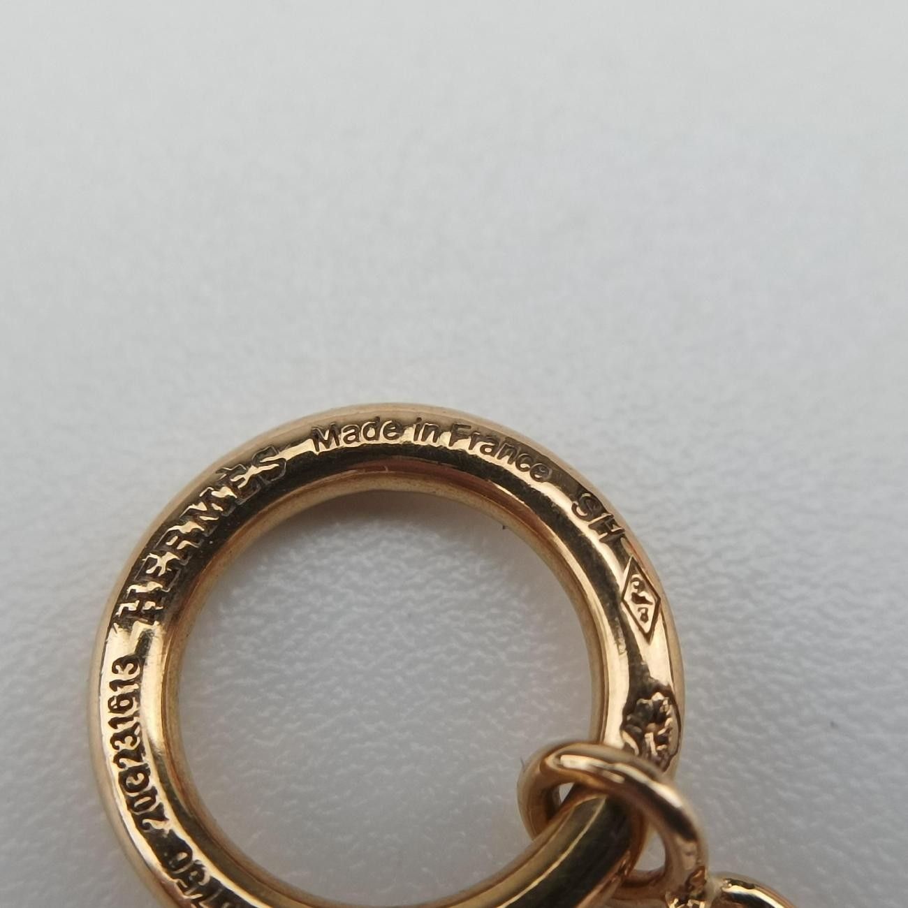 Hermes Chaine D'ancre TPM Enchainee Gold Bracelet — view 7