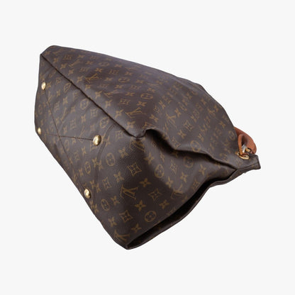 Louis Vuitton MM Monogram Brown Canvas Handbag — view 4