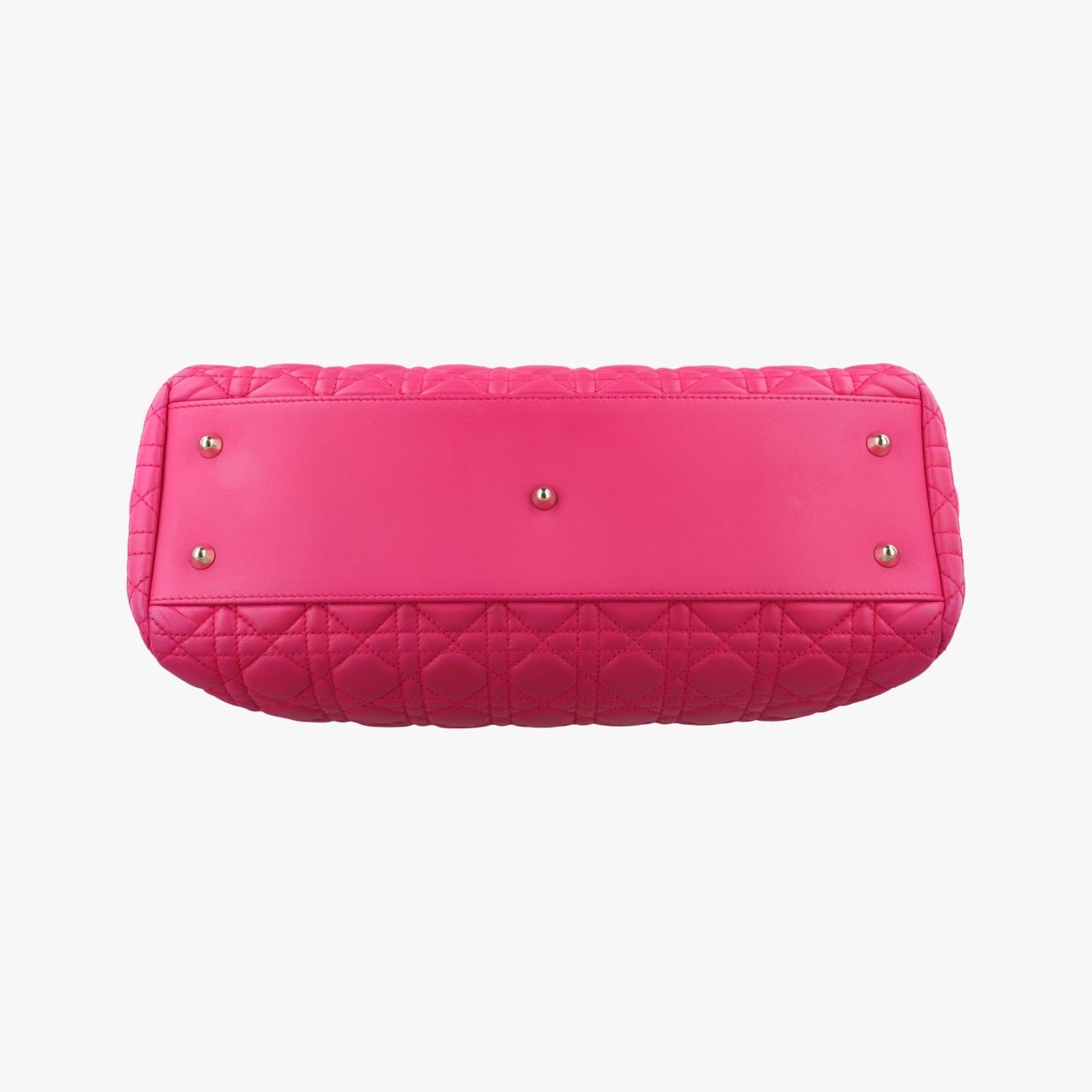 Dior Cannage Soft Shopping Pink Lambskin Messenger — view 3